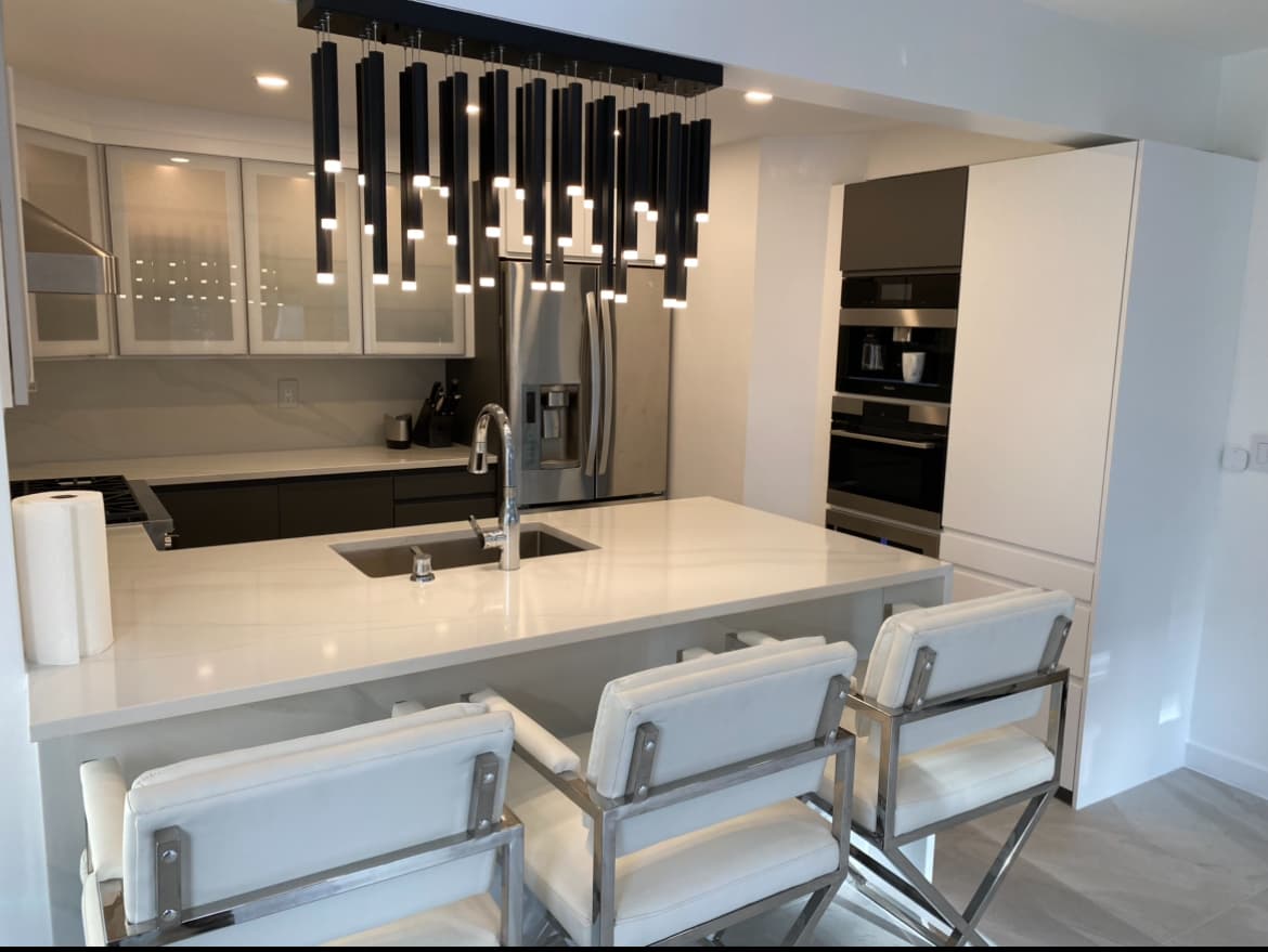 Renovated modern kitchen